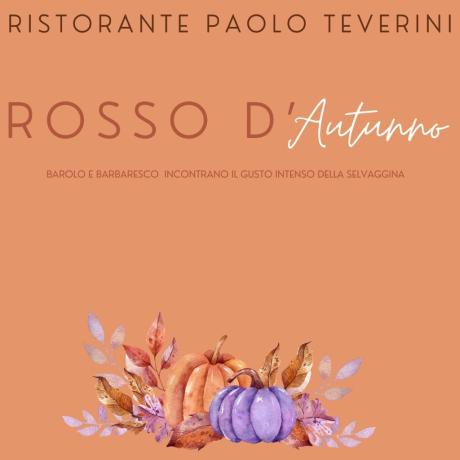 ROSSO d'Autunno: una cena di Paolo Teverini